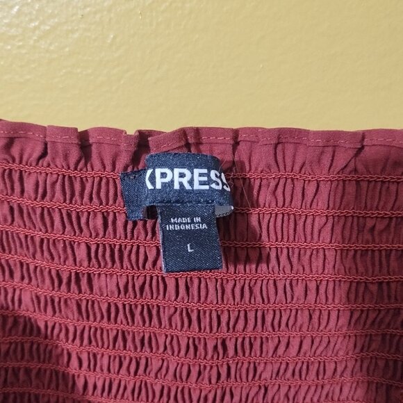 Express Cropped Cotton Blend Tank L - Picture 3 of 4